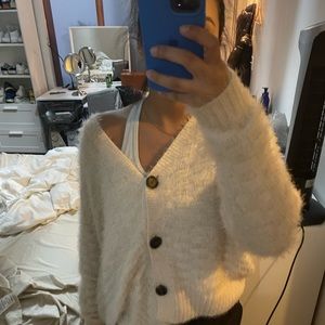 Target oversized fuzzy sweater